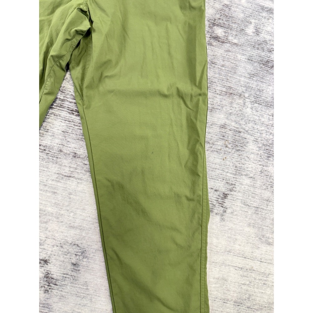 REI Co-op Mens Hiking Pants Olive Green Nylon Stretch Size Medium Drawstring - Picture 5 of 10